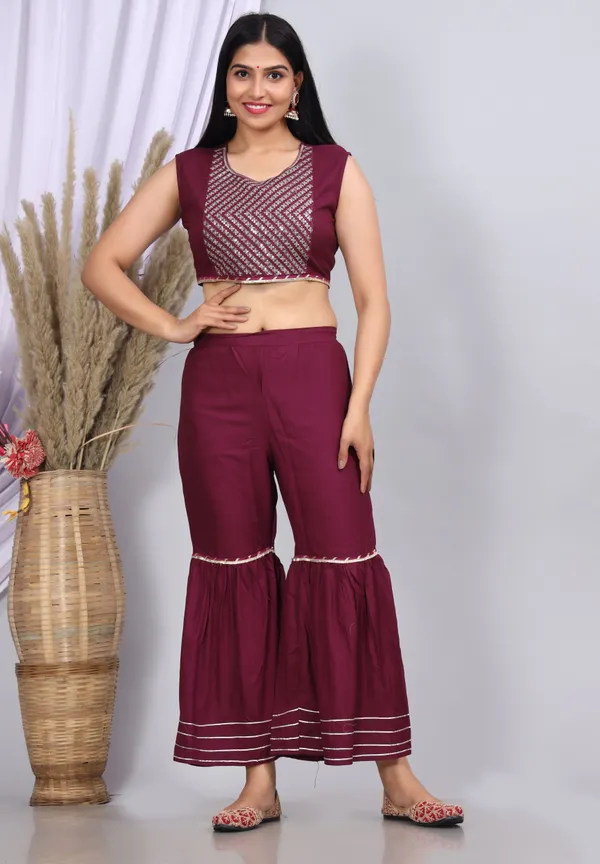 Purple_Crop_Top,__Sharara_Ethnic_Wear_Jacket_Set_For_Women