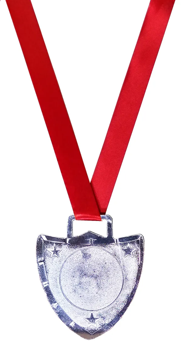 Pack_Of_24_Shield_Medals_|_With_Satin_Ribbon_|_Size_-_2.5_Inch_Dia_|_Silver