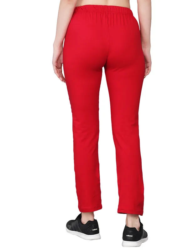 Red_Cotton_Lower__Comfortable,_Stylish_And_Trendy_Casual_Wear