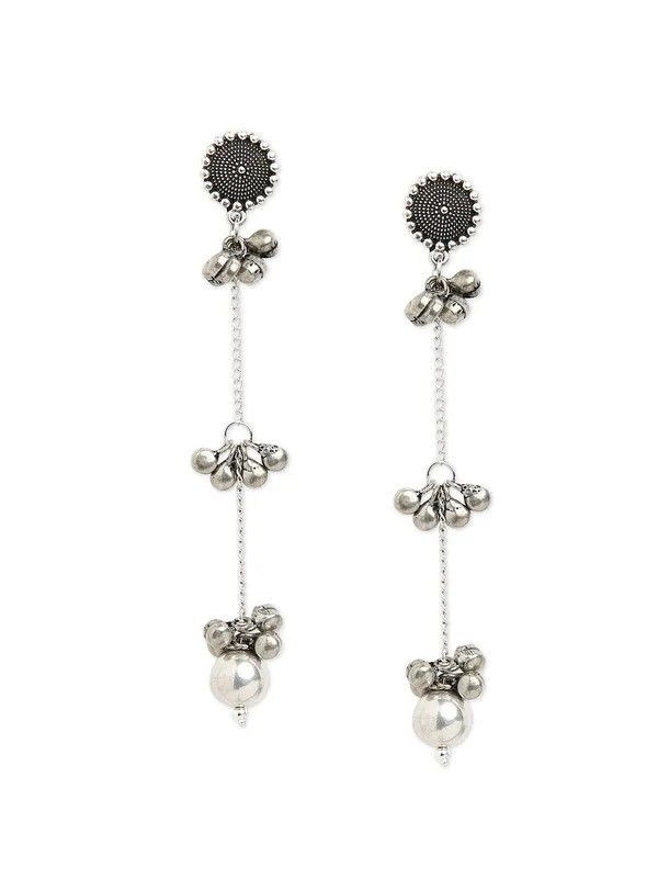 German_silver_long_earring