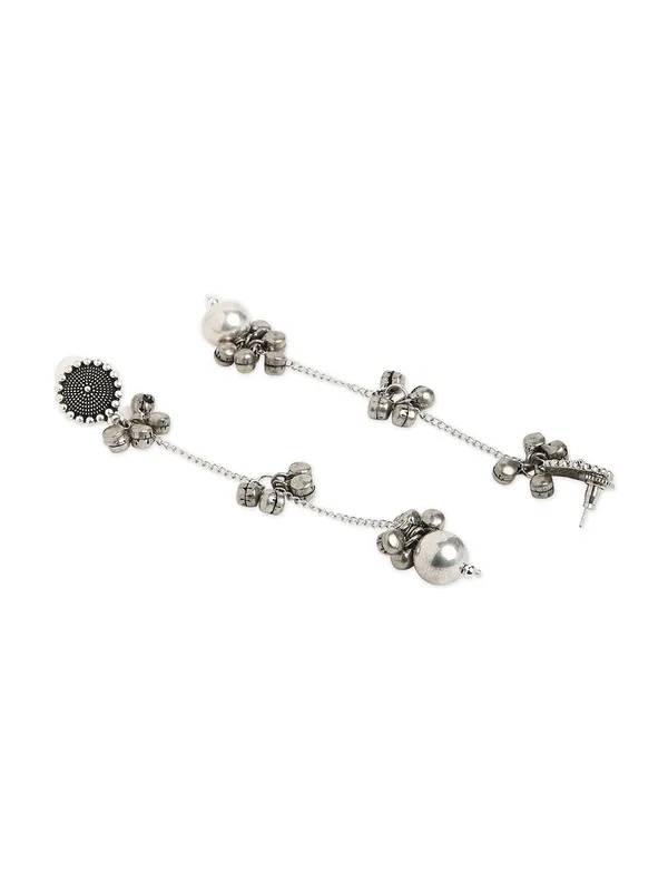 German_silver_long_earring