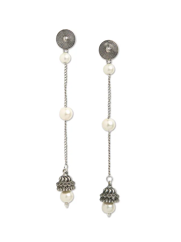 German_silver_long_earring
