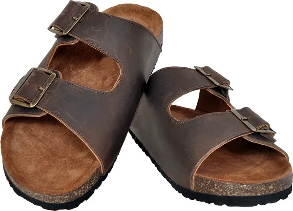 Brown_Leather_Sandal_Slip-on_Casual_Leather_Flats_For_Men