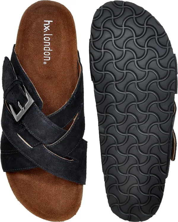Navy_Suede_Slip-on_Sandal_Casual_Flats__For_Men
