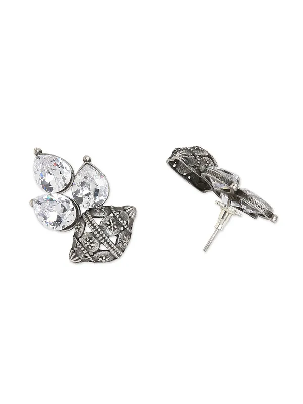 German_silver_daimond_shaped_earring