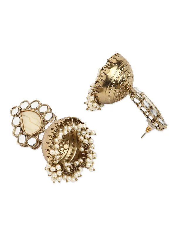 Gold_tone_white_jhumka_earring