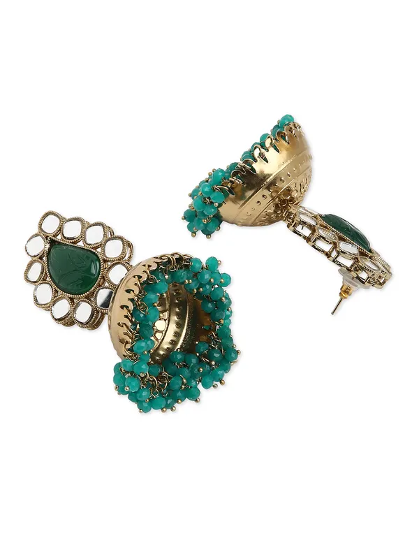 Gold_toned_green_jhumka_earring