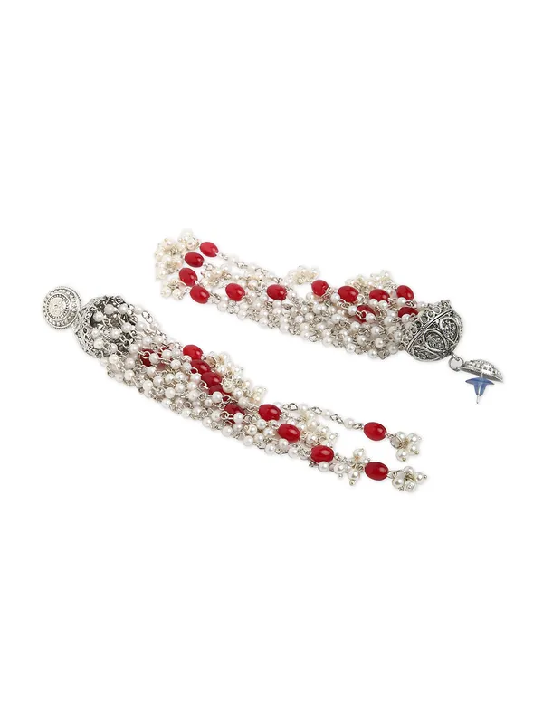 German_silver_toned_Red_long_earring