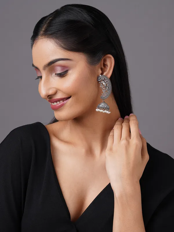 German_silver_hoop_earring
