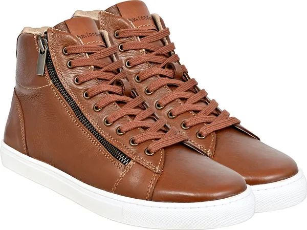 Tan_Genuine_Leather_Ankle_Sneakers_for_Men