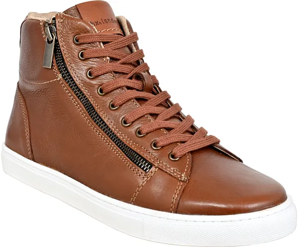 Tan_Genuine_Leather_Ankle_Sneakers_for_Men