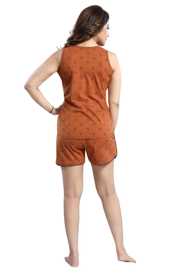 Light_Rust_Cotton_Fancy_Co-Ords_Set_For_Women