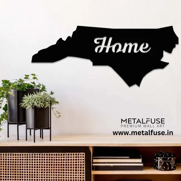Wooden_Wall_Art_for_Home_Decoration__|_North_Carolina_Home__|_Black