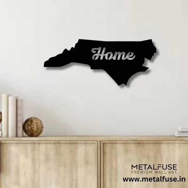 Wooden_Wall_Art_for_Home_Decoration__|_North_Carolina_Home__|_Black