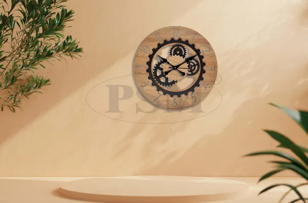 BLACK_LASER_CUT_WOODEN_WALL_CLOCK__15_INCH_ROUND_PSM_1111