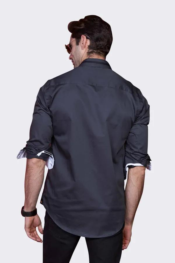 Pure_Egyptian_Giza_Cotton_Graphite_Gray_Solid_Shirt