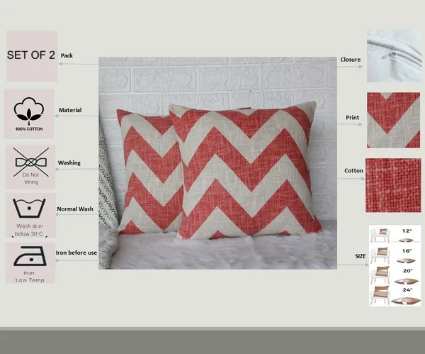 Pack_of_2_Piece_Pink_Textured_Cotton_Chevron_Printed_Collection_Cushion_&_Pillow_Cover_for_Living_Room_and_Bedroom