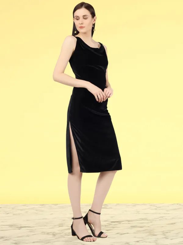 Black_Velvet_Bodycon_Dress_For_Women
