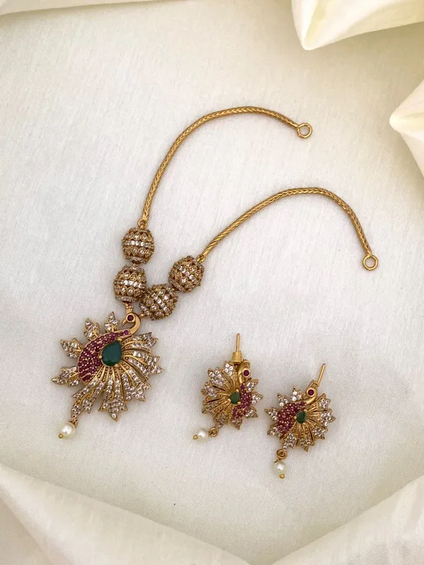 Maithili_Chain_Link_Antique_Necklace_Set