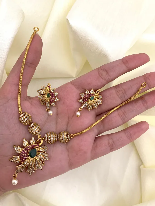 Maithili_Chain_Link_Antique_Necklace_Set