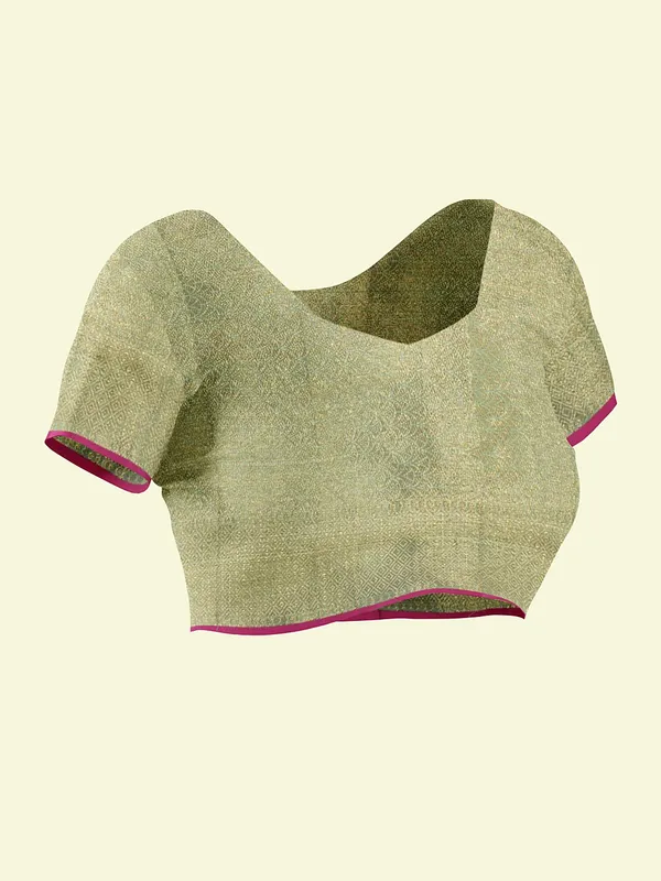 Beige_Cotton_Blend_Banarasi_Sarees_For_Women