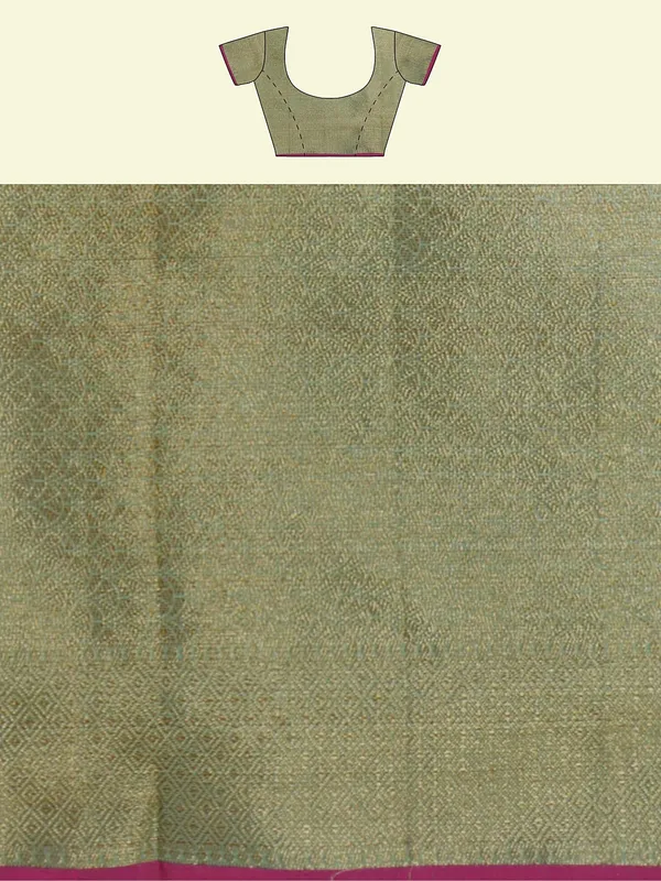 Beige_Cotton_Blend_Banarasi_Sarees_For_Women