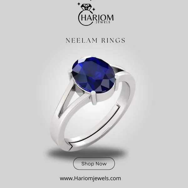 Neelam_Stone__Created_Neelam_Stone_Blue_Sapphire_Ring_Adjustable_Woman_&_Man_Ring