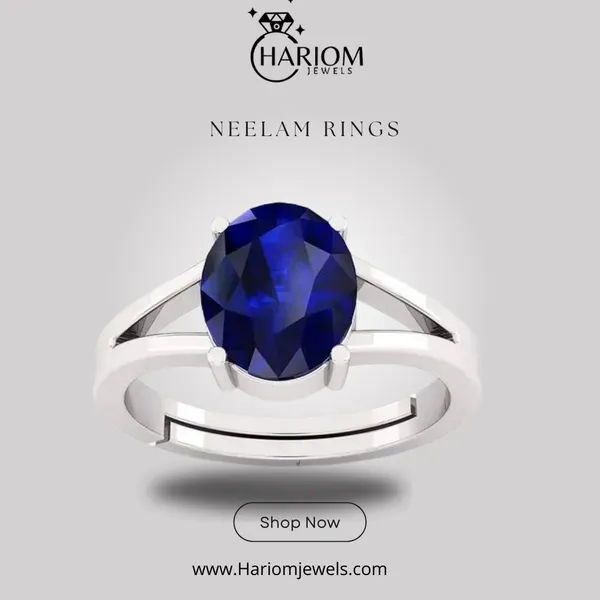 Neelam_Stone__Created_Neelam_Stone_Blue_Sapphire_Ring_Adjustable_Woman_&_Man_Ring