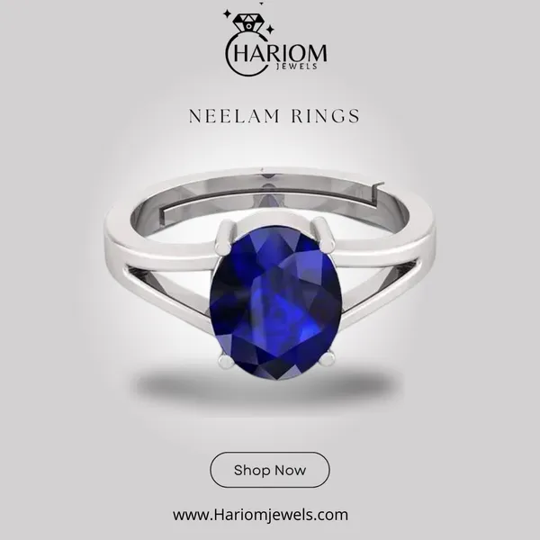 Neelam_Stone__Created_Neelam_Stone_Blue_Sapphire_Ring_Adjustable_Woman_&_Man_Ring