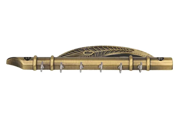 6_Copper_Hooks_Yellow_Key_Holder