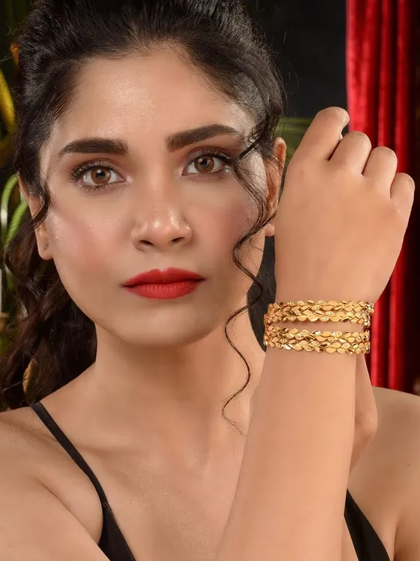 Micro_Gold_Plated_Daily_Wear_4_Pcs_Fancy_Bangle_For_Women