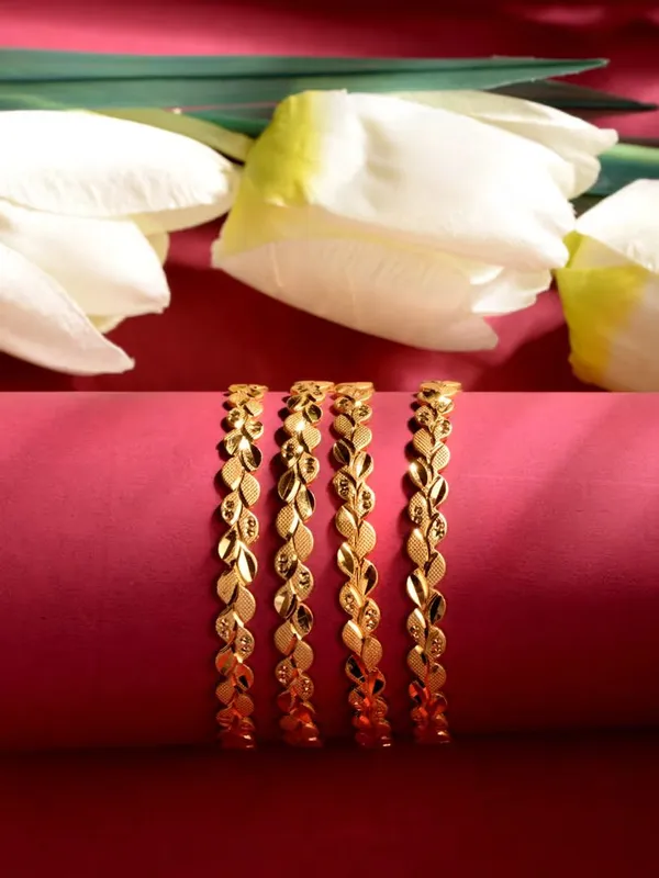 Micro_Gold_Plated_Daily_Wear_4_Pcs_Fancy_Bangle_For_Women
