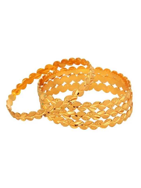Micro_Gold_Plated_Daily_Wear_4_Pcs_Fancy_Bangle_For_Women