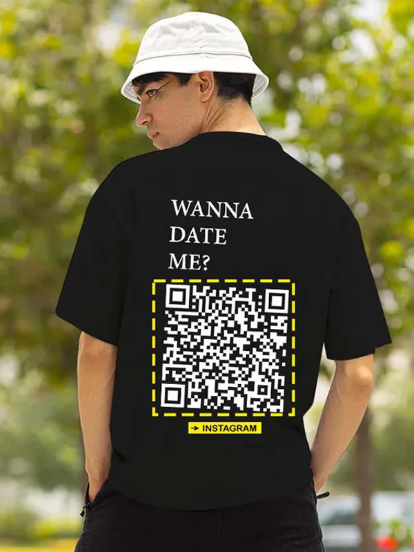 Date_Me?_Unisex_Oversized_T-Shirt_-240_GSM_Pure_Terry_Cotton_(Black)
