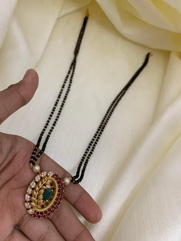 Floral_Antique_Mangalsutra_Pendant