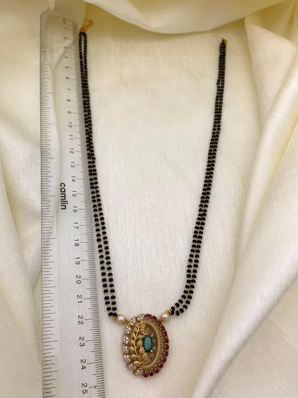Floral_Antique_Mangalsutra_Pendant