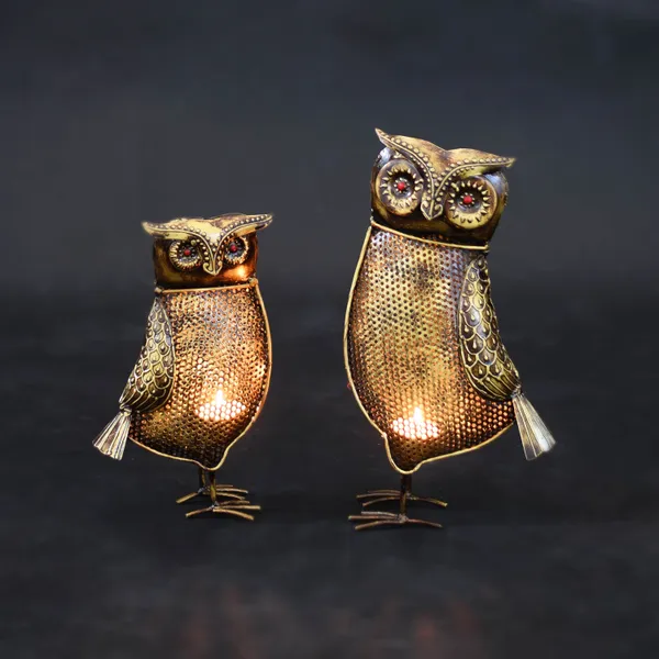 Metal_Owl_Pair_Candle_Holder_-_Stylish_Home_Decor_For_A_Cozy_Ambience