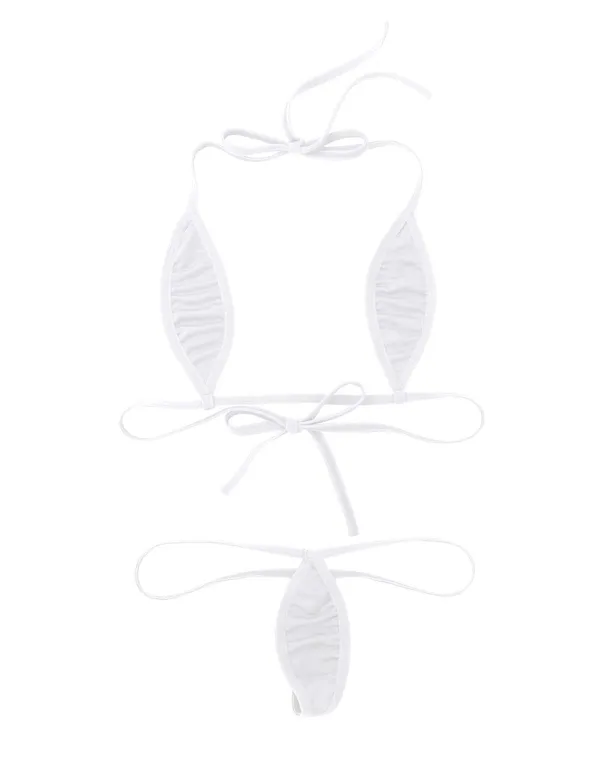 White_Mini_Bikini_Set_For_Women