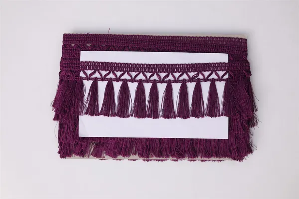 Wine_Polyster_Premium_Lace_For_Women