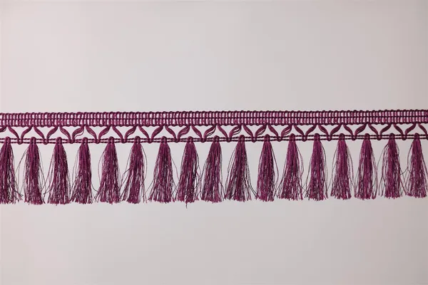 Wine_Polyster_Premium_Lace_For_Women