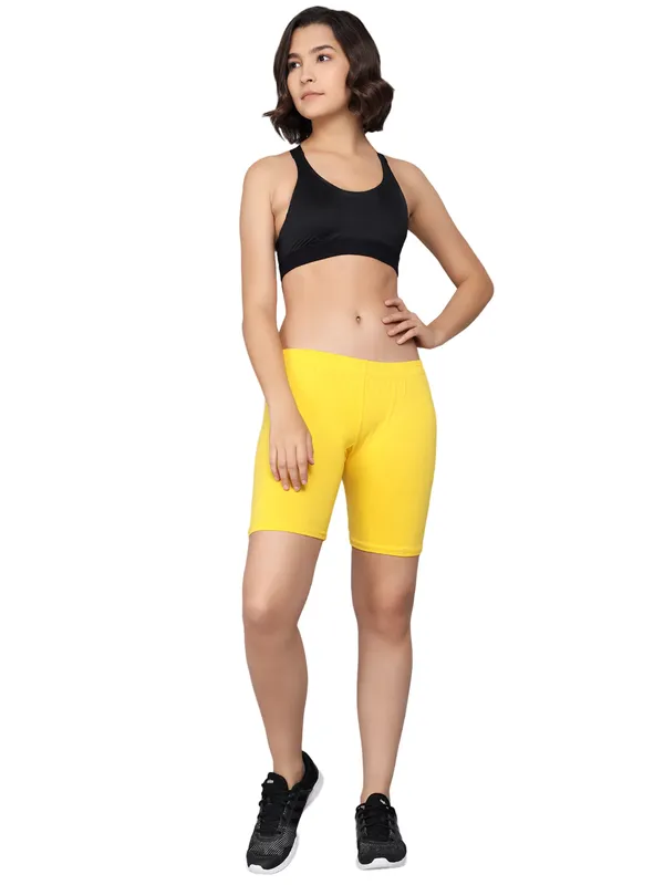 Yellow_Shorts__Comfortable,_Stylish_And_Trendy_Casual_Wear