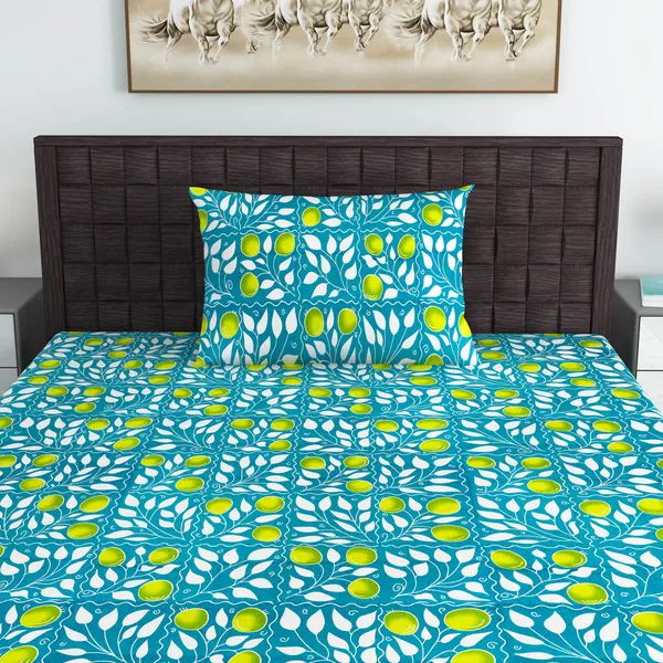 120_TC_Pure_Cotton_Single_Abstract_Flat_Bedsheet_(Pack_of_1,_Turquise_Blue)