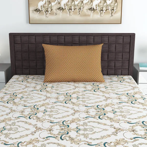 120_TC_100%_Cotton_Single_Abstract_Flat_Bedsheet_(Pack_of_1,_Beige::Brown)
