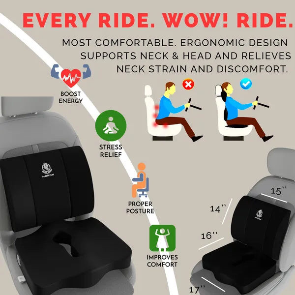 Car_Seat_Lumber_And_Pillow_Kit_Memory_Foam_Back_Support_And_Siting_Cushion_Ergonomic_Adjust_Sitting_Position_Relief_Pain_For_Car_Or_Office_Chair