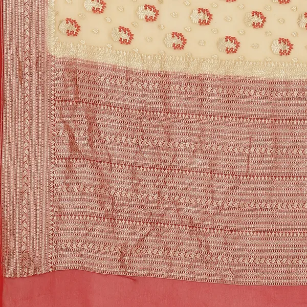 Beige_Khaddi_Georgette_Banarasi_Sarees_For_Women