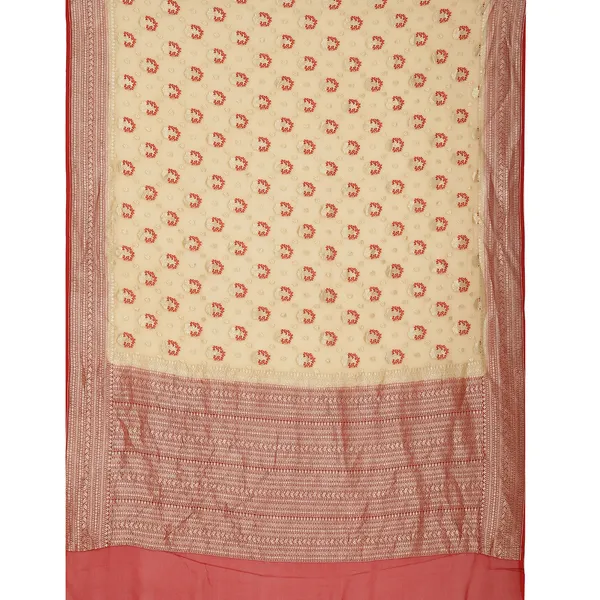 Beige_Khaddi_Georgette_Banarasi_Sarees_For_Women