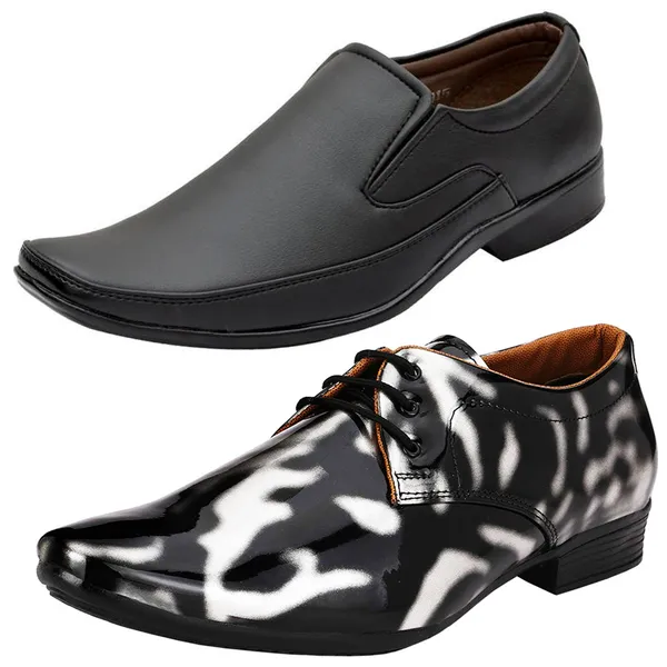 Black_&_White_PU_Premium_Derby_Shoe_For_Men