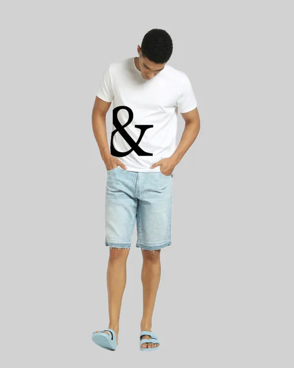 White_Printed_Half_Sleeve_Cotton_T-Shirt_For_Men