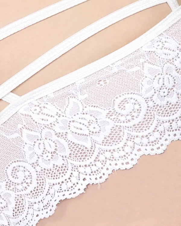 White_Nylon_Lace_Strappy_Back_Brief_Panty_For_Women