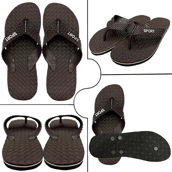 Red_&_Coffee_Rubber_Premium_Slippers_For_Men_-_Pack_Of_2